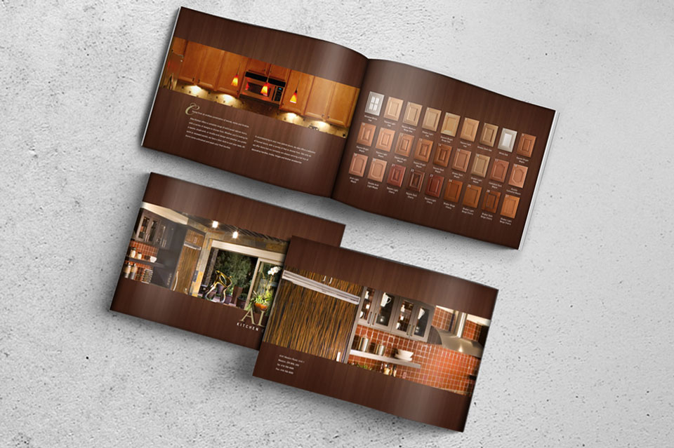 Alka Kitchen corporate identity and brochure design preview image